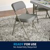 Flash Furniture Gray Fabric Folding Chair 2-HA-MC320AF-GRY-GG